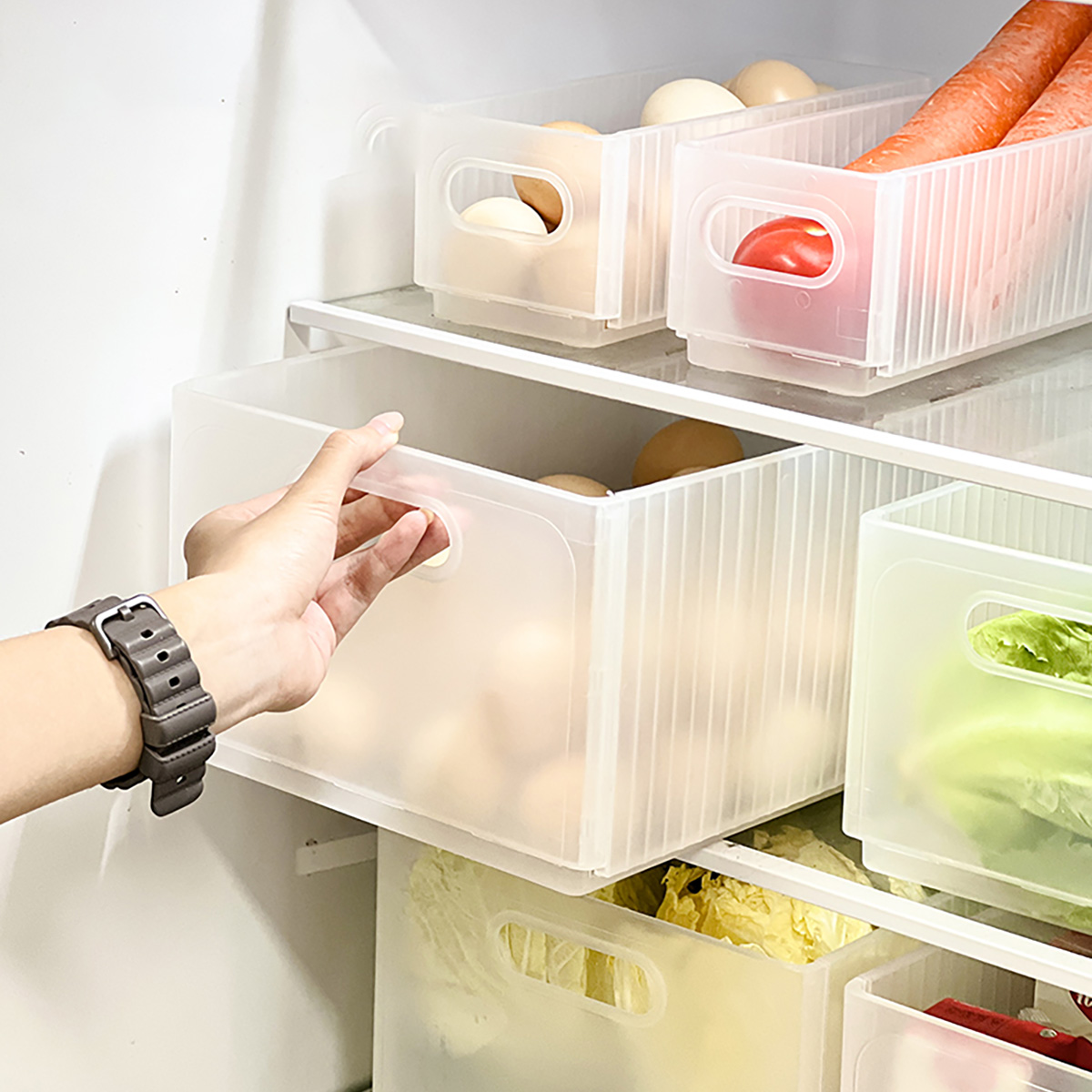 Food Storage Without Plastic - WORTHBUY Plastikowy Składany Pojemnik do Przechowywania