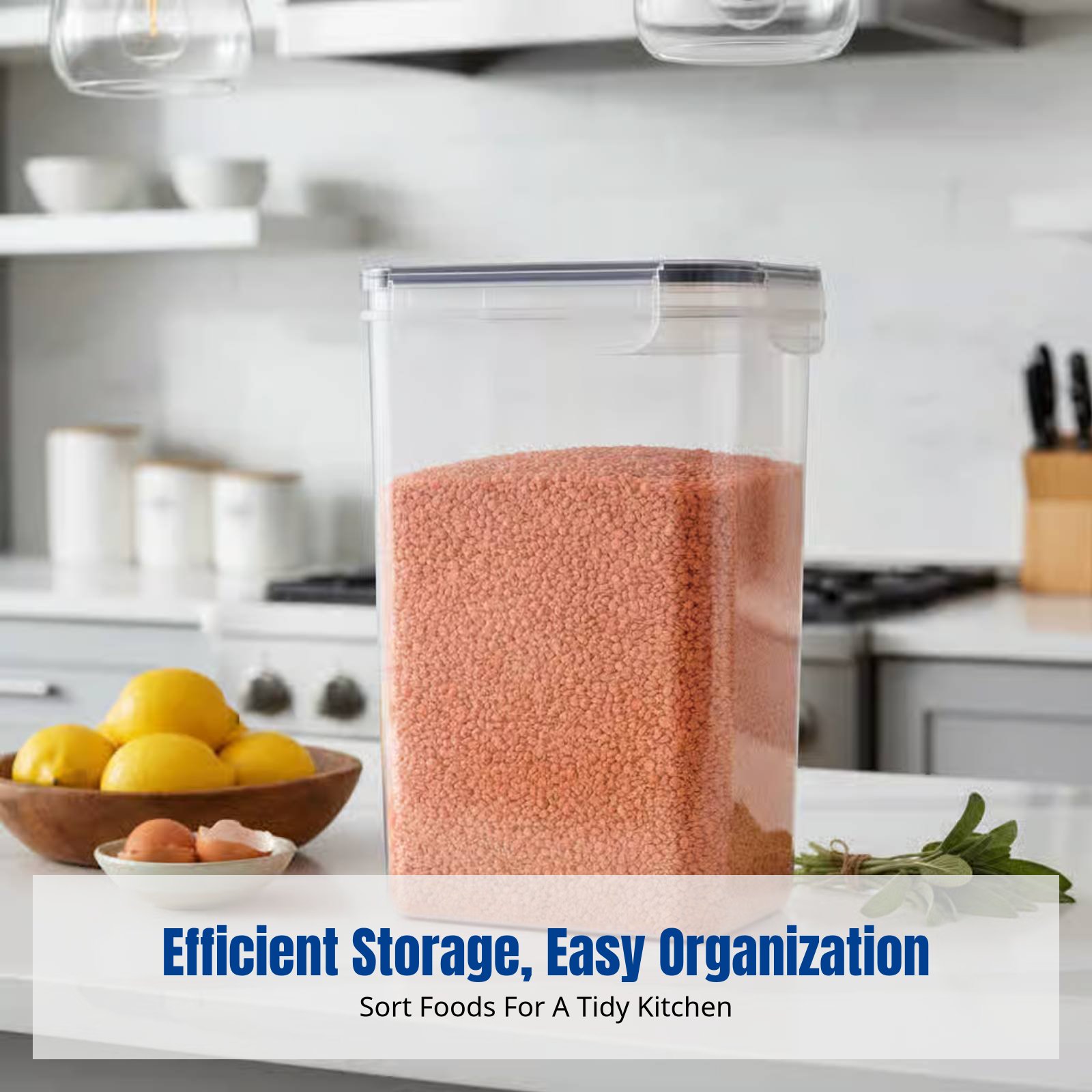 Food Storage Containers Set - Zestaw szczelnych pojemników do przechowywania żywności,