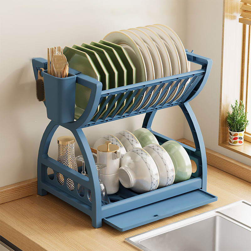 Food Storage Organiser - Oszczędzająca miejsce suszarka do naczyń, 1-poziomowy