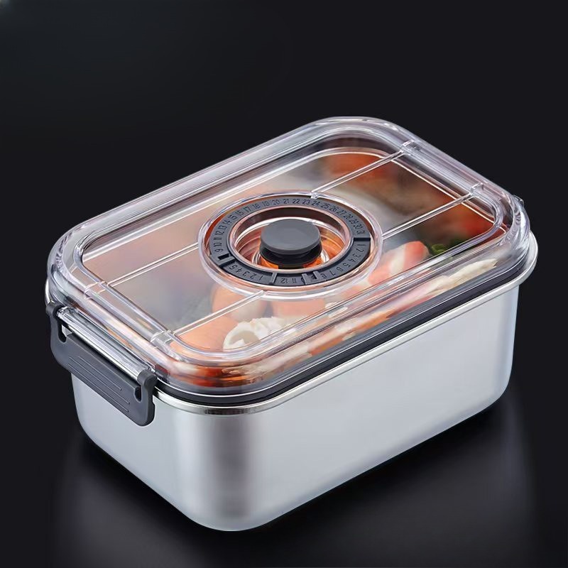 Food Storage Vacuum Containers - Pojemnik próżniowy ze stali nierdzewnej, szczelny