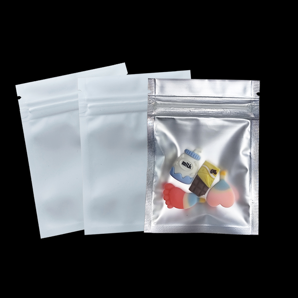 Food Storage Plastic Bag - 100szt/lot Matte Clear Zip Lock Plastic