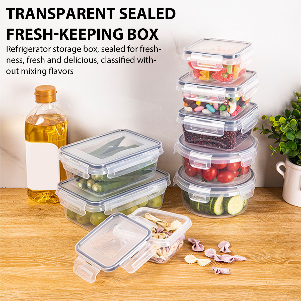 Food Storage Containers Set - Zestaw pojemników do przechowywania żywności 24