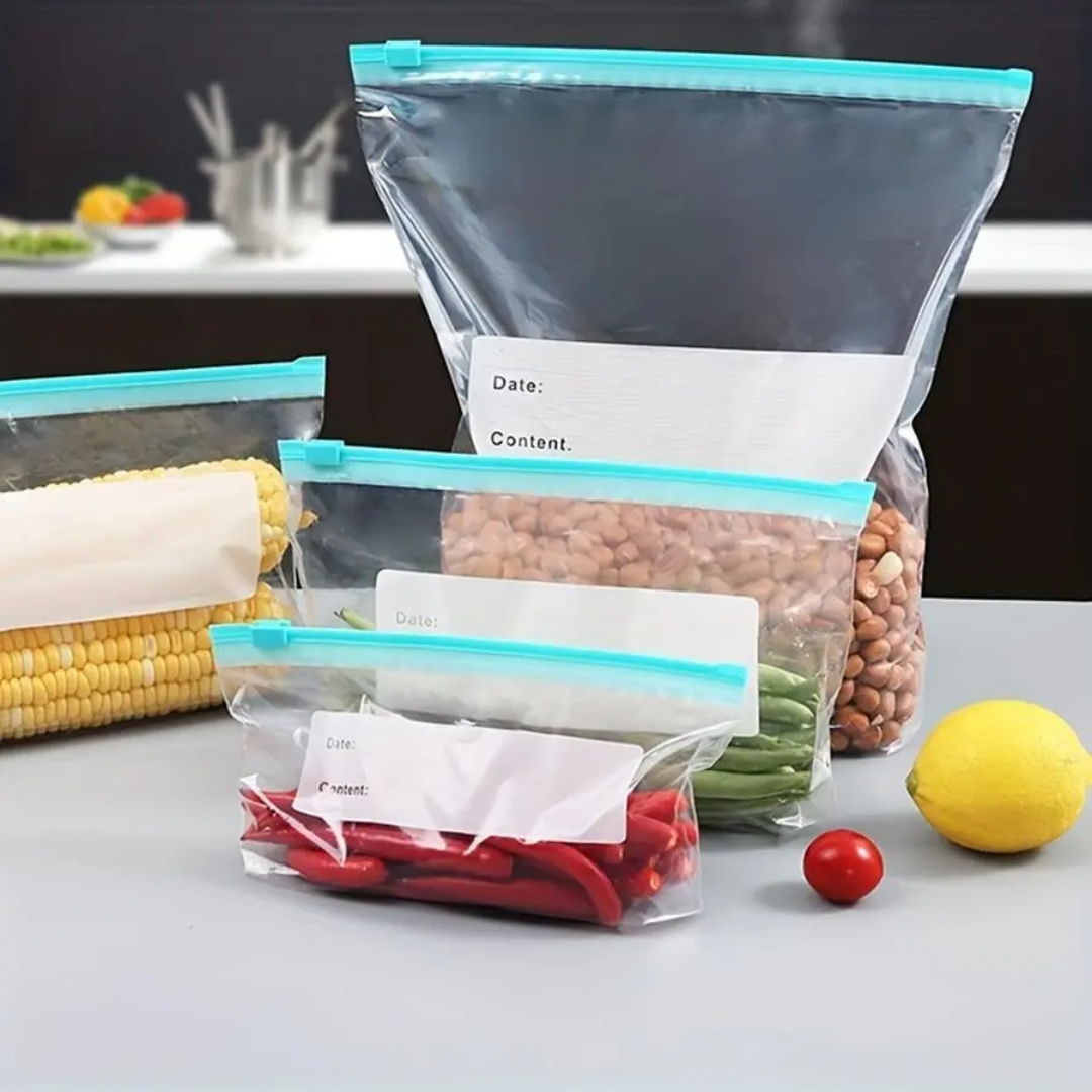 Food Storage Essentials - 60 szt. Wielorazowych torebek do przechowywania