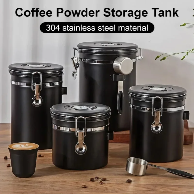 Food Storage Vacuum Containers - Słoik próżniowy na ziarna kawy ze