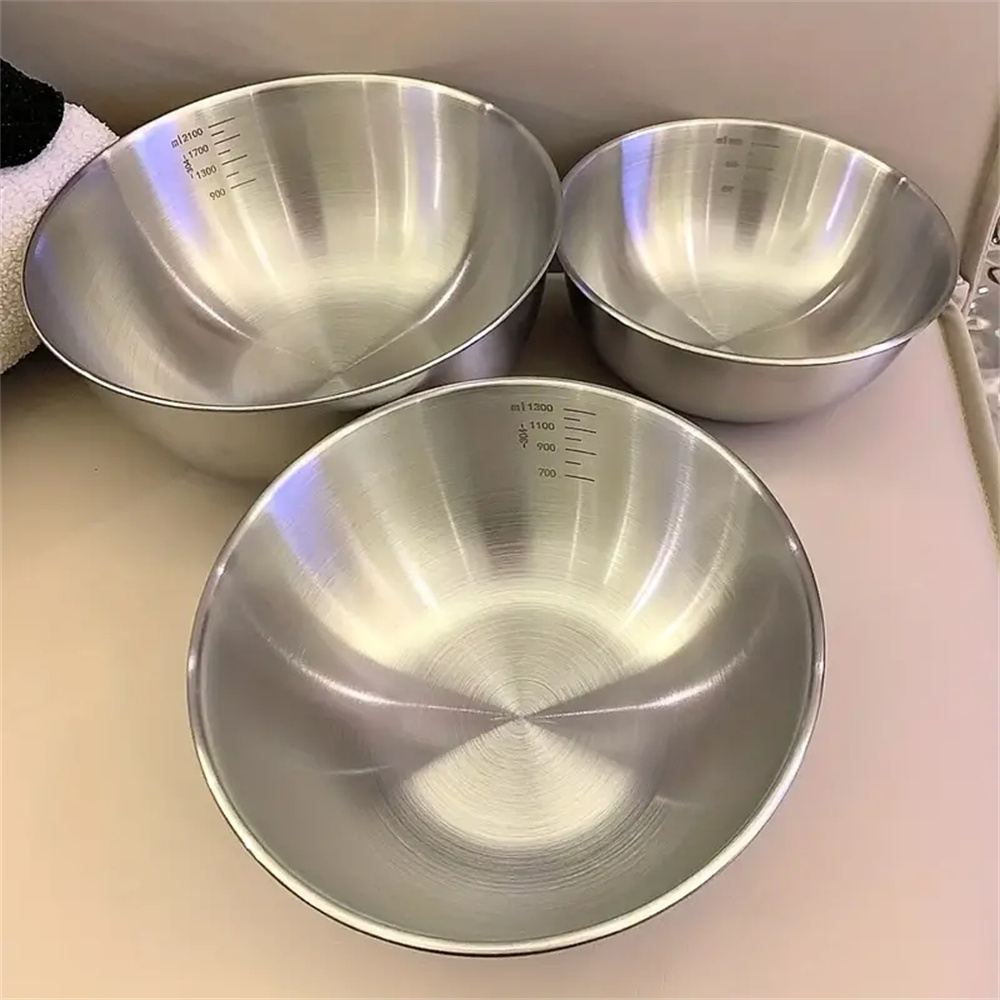 Food Storage Large - Zestaw 1-3 misek ze stali nierdzewnej