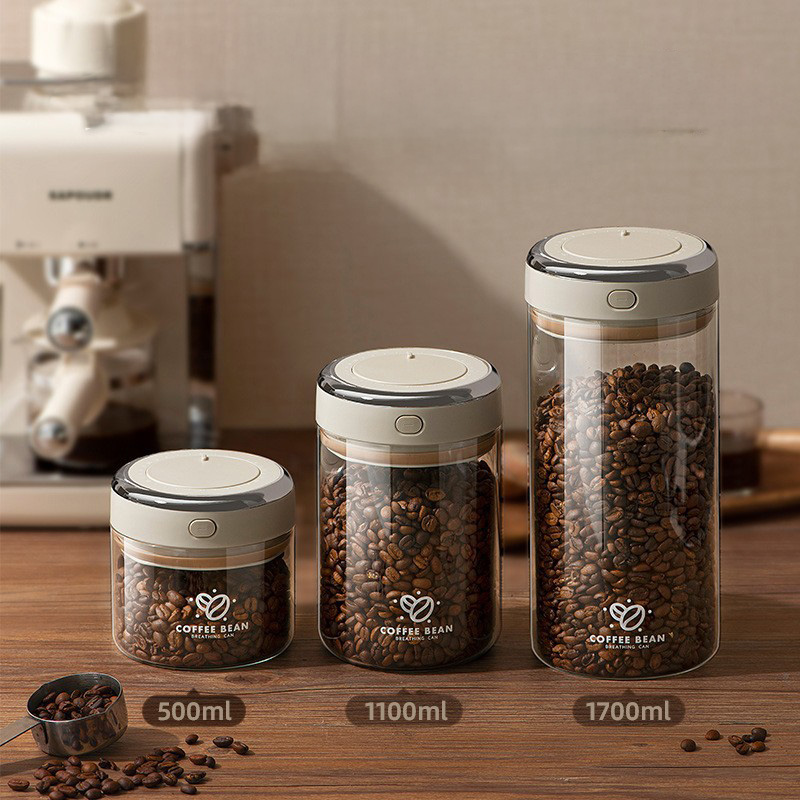 Food Storage Vacuum Containers - Pojemnik próżniowy na kawę ziarnistą 500/1100/1700ml