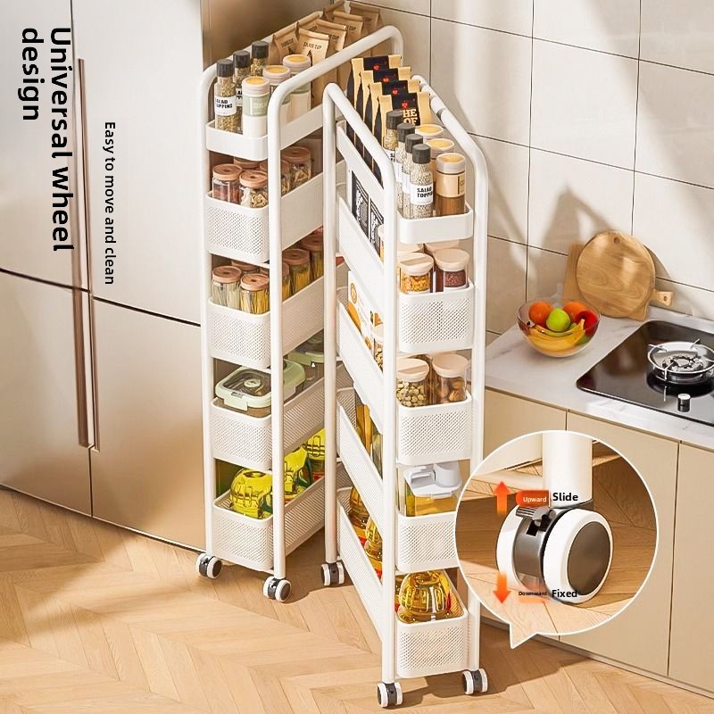Food Storage Without Plastic - Stojak kuchenny ze stali nierdzewnej, boczna