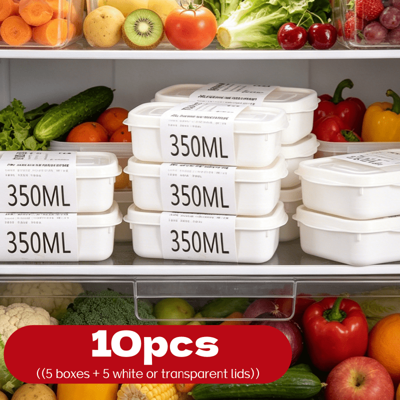 Food Storage Containers Set - 10 szt. Zestaw pojemników do przechowywania