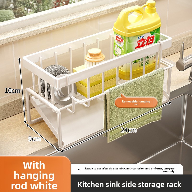 Food Storage Organiser - Organizer do zlewu z ociekaczem na
