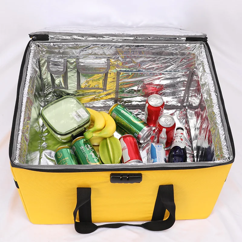 Food Storage Bags Reusable - Torby termiczne do dostawy pizzy 80L,