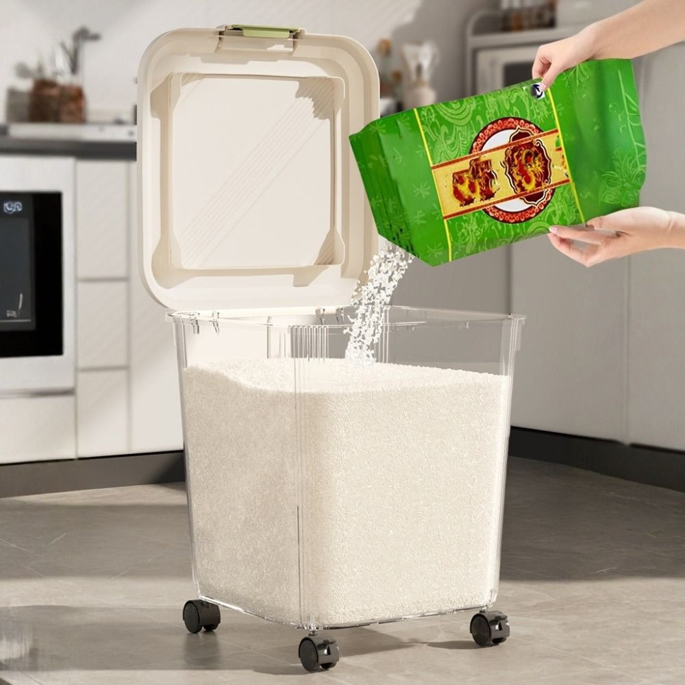 Wytrzymały pojemnik na ryż odp – Food Storage On Wheels recenzja i cena