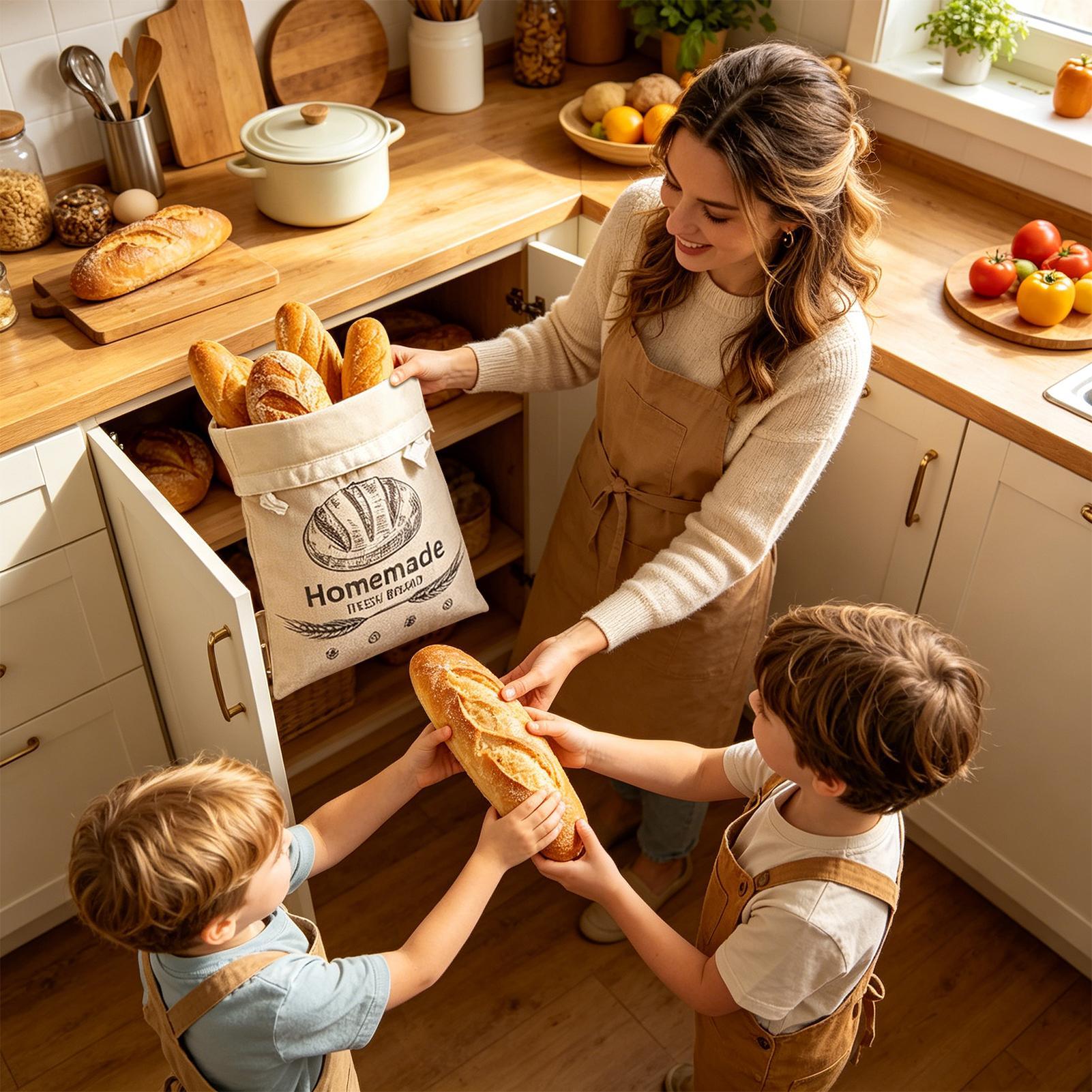 Lniany worek na chleb, torby w – Food Storage Bags Reusable recenzja i cena