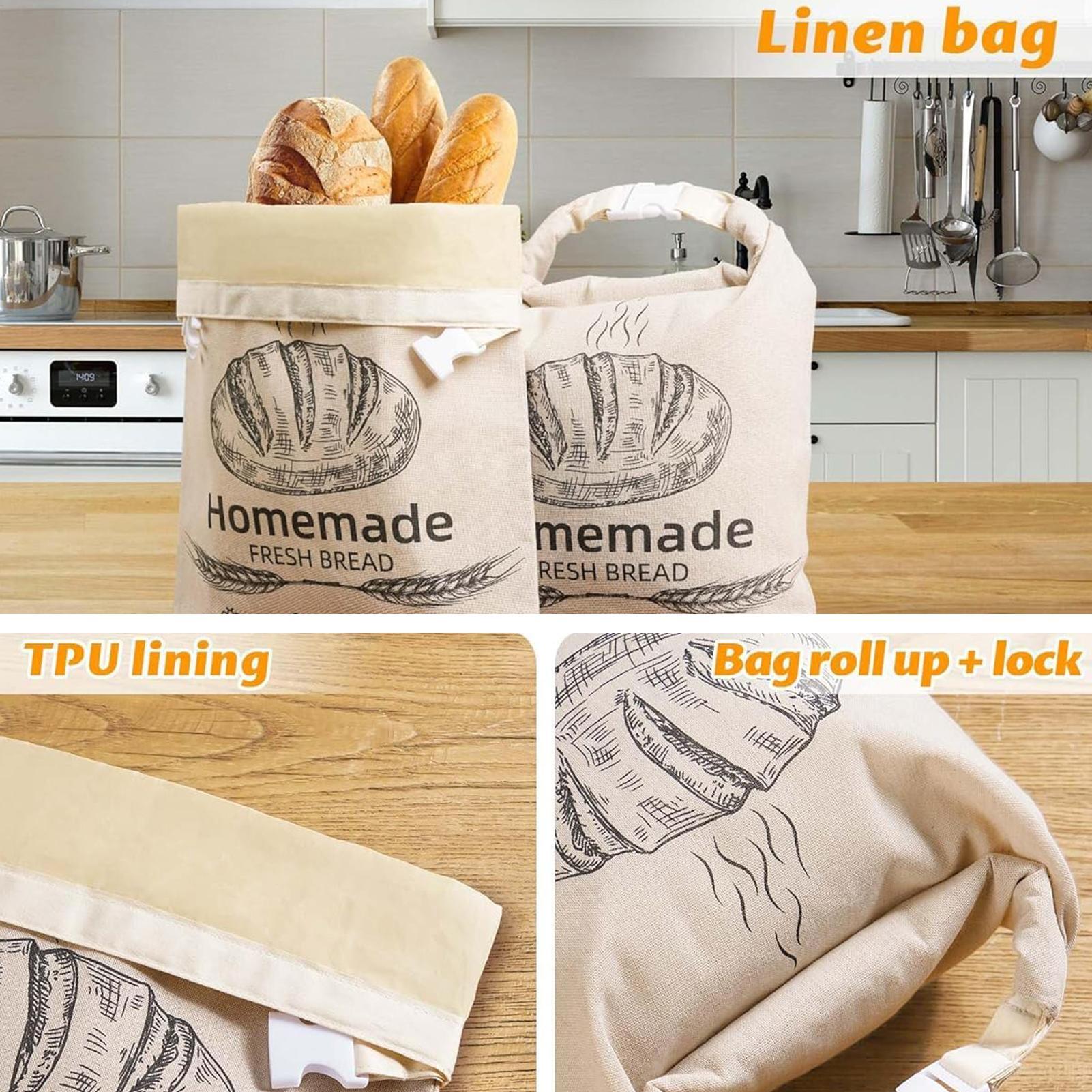 Lniany worek na chleb, torby w – Food Storage Bags Reusable recenzja i cena