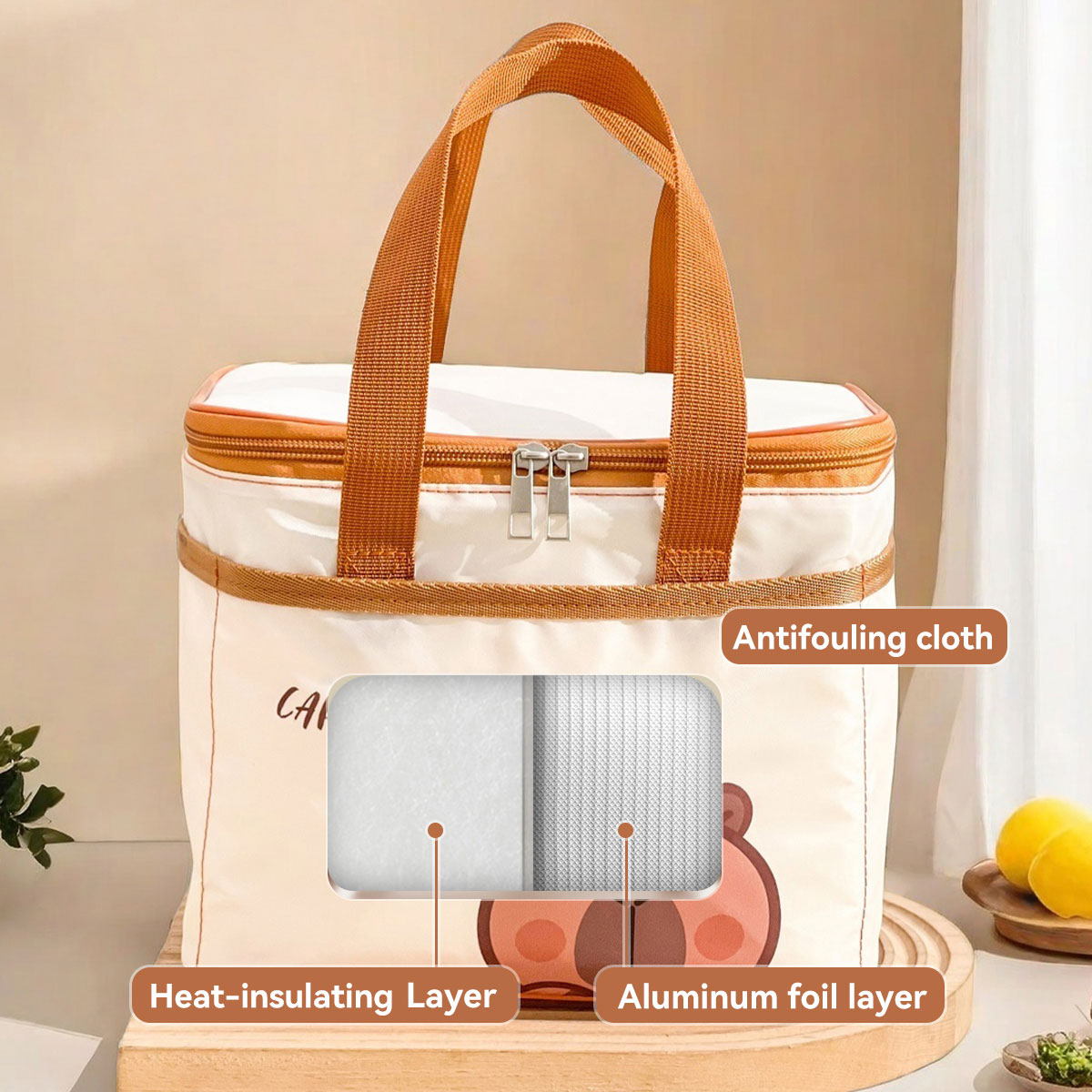 Urocza torba termiczna na lunc – Food Storage Bags Reusable recenzja i cena