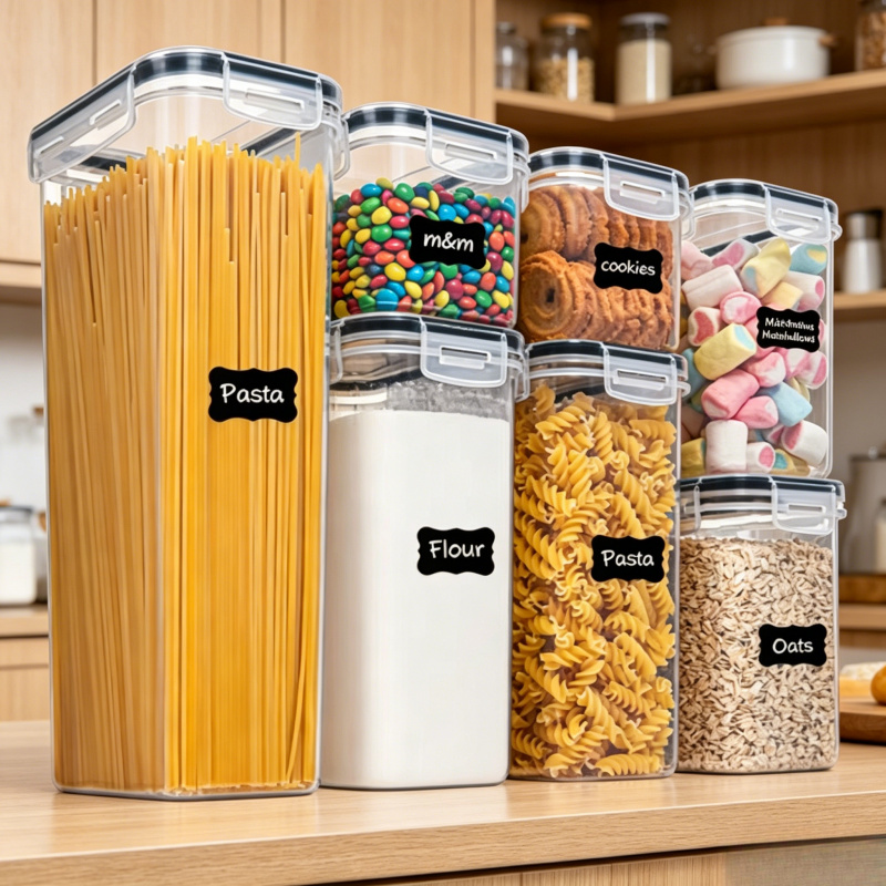 7-częściowy zestaw pojemników  – Food Storage Jar Set recenzja i cena