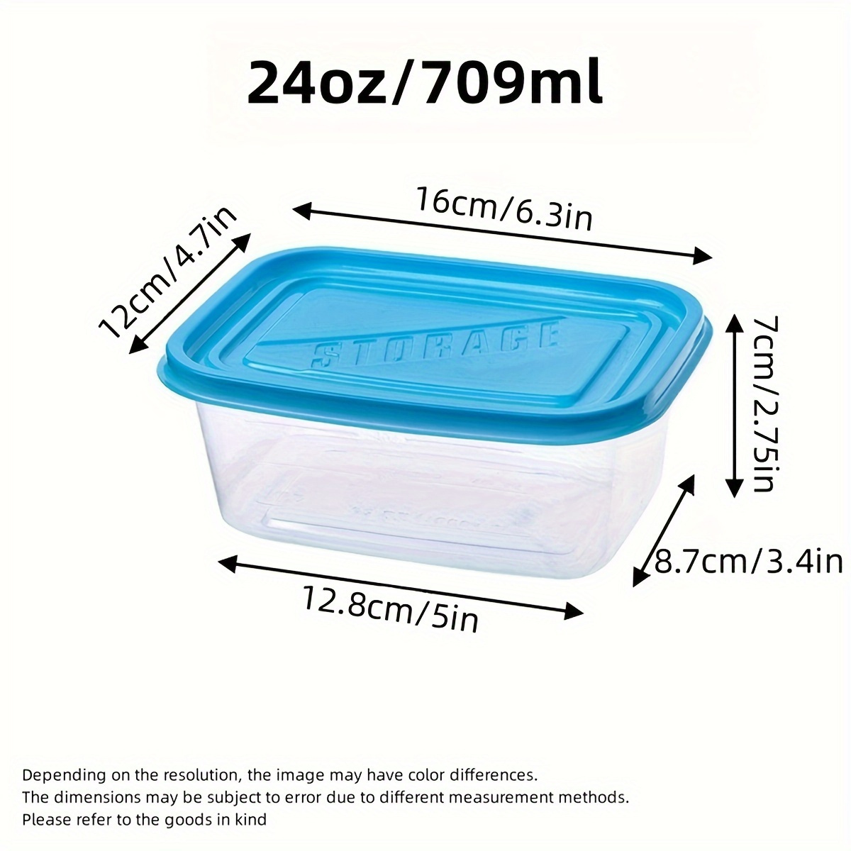 Zestaw 6 przezroczystych, plas – Food Storage Containers Set recenzja i cena