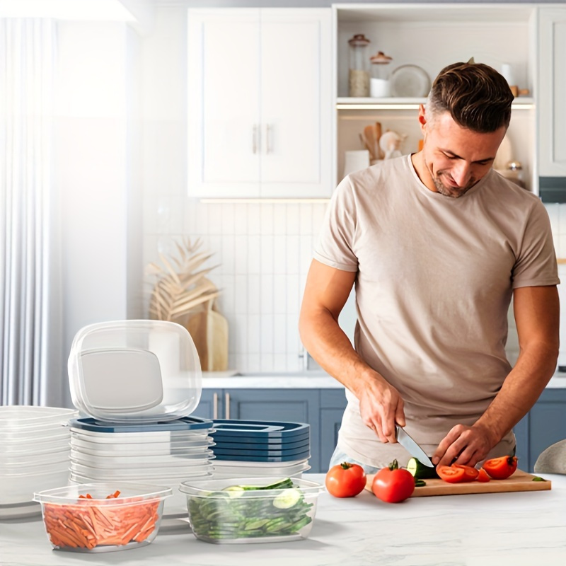 Zestaw 6 przezroczystych, plas – Food Storage Containers Set recenzja i cena