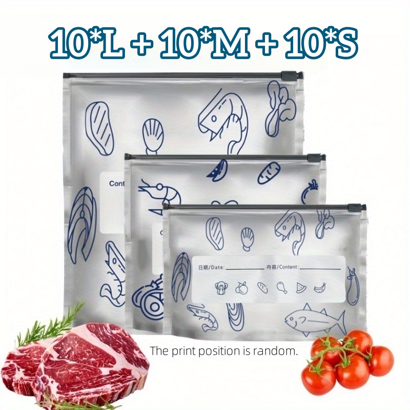 10/60 szt. Aluminiowe Torebki  – Food Storage Essentials recenzja i cena