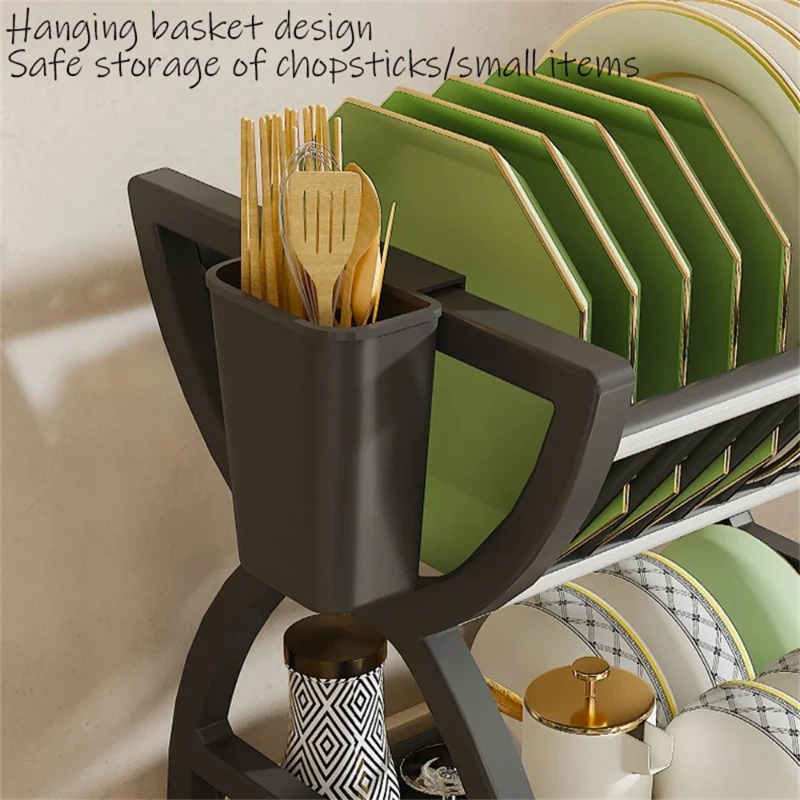 Dwupoziomowy ociekacz na naczy – Food Storage Organiser recenzja i cena