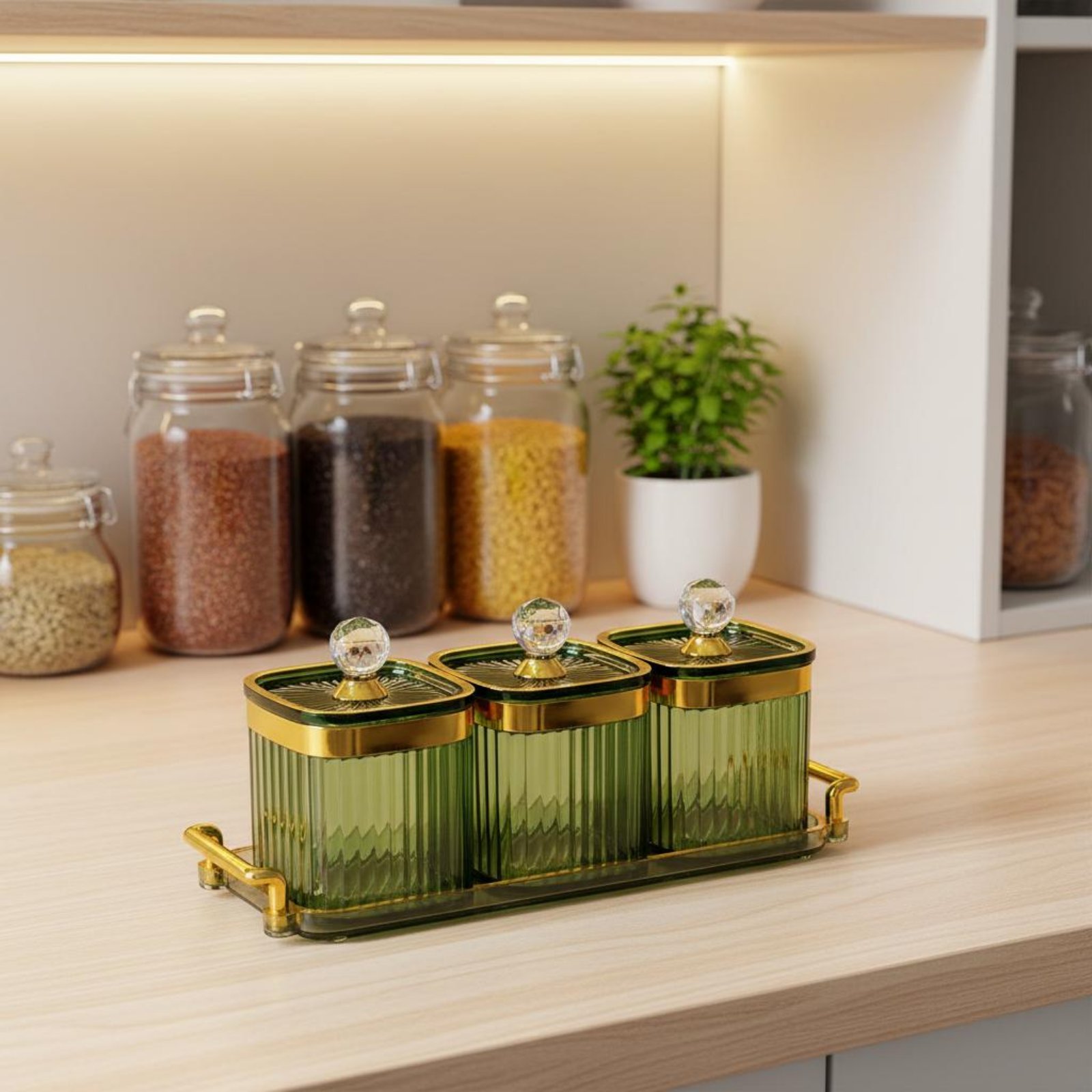 Dekoracyjny zestaw pojemników  – Food Storage Containers Set recenzja i cena