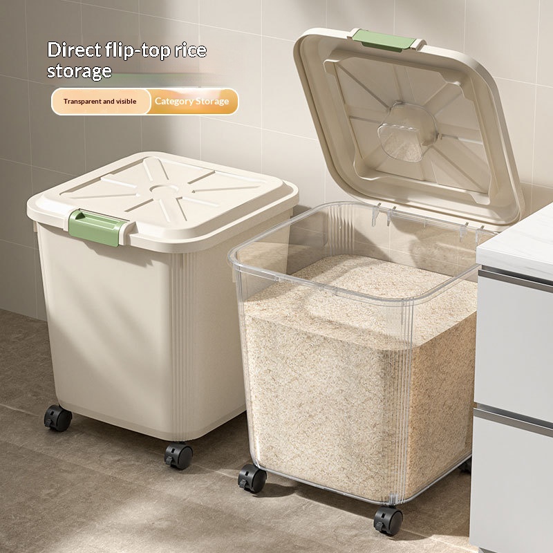 1 szt. Przezroczysty dozownik  – Food Storage On Wheels recenzja i cena