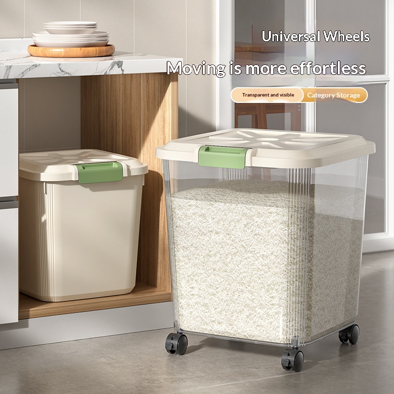 1 szt. Przezroczysty dozownik  – Food Storage On Wheels recenzja i cena