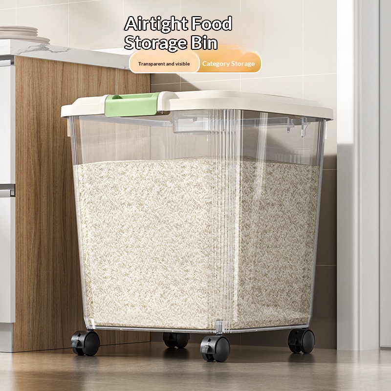 1 szt. Przezroczysty dozownik  – Food Storage On Wheels recenzja i cena