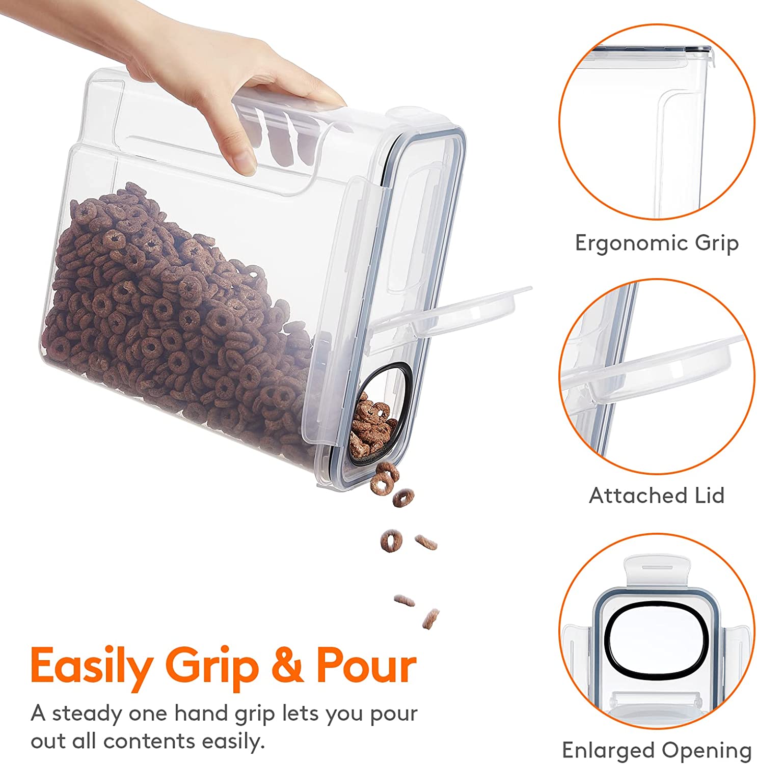 Duży (5L) zestaw pojemników na – Food Storage Jar Set recenzja i cena