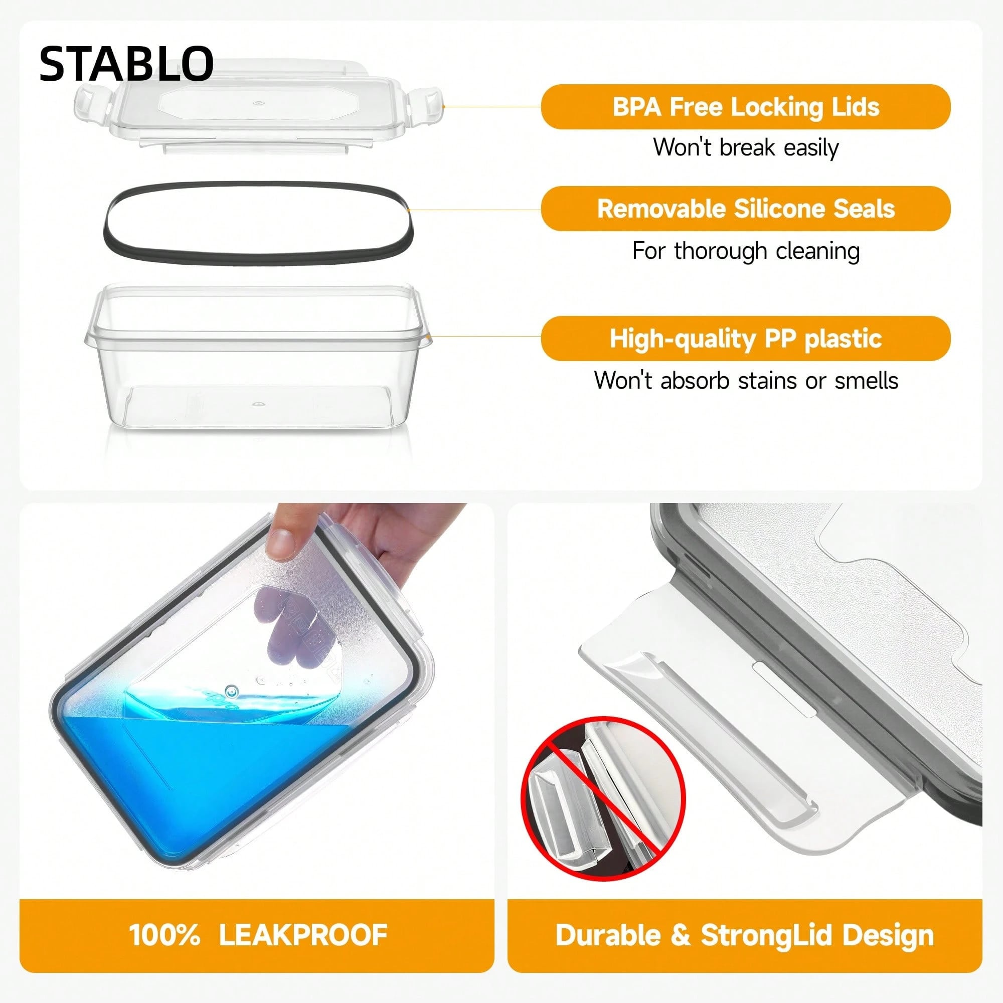 12 plastikowych, szczelnych po – Food Storage Box Plastic recenzja i cena