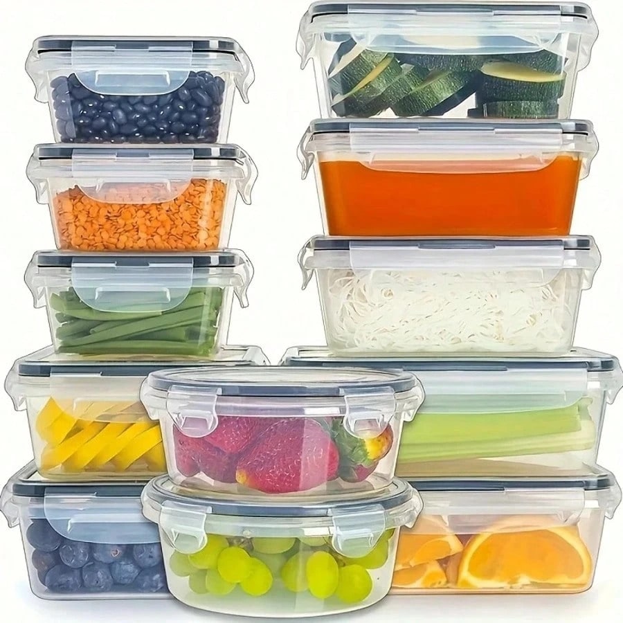 12 plastikowych, szczelnych po – Food Storage Box Plastic recenzja i cena
