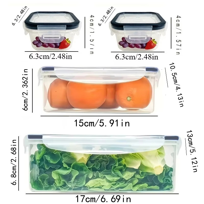 Zestaw 8 sztuk zawiera 4 pojem – Food Storage Containers Set recenzja i cena