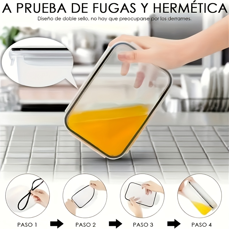 Zestaw 8 sztuk zawiera 4 pojem – Food Storage Containers Set recenzja i cena