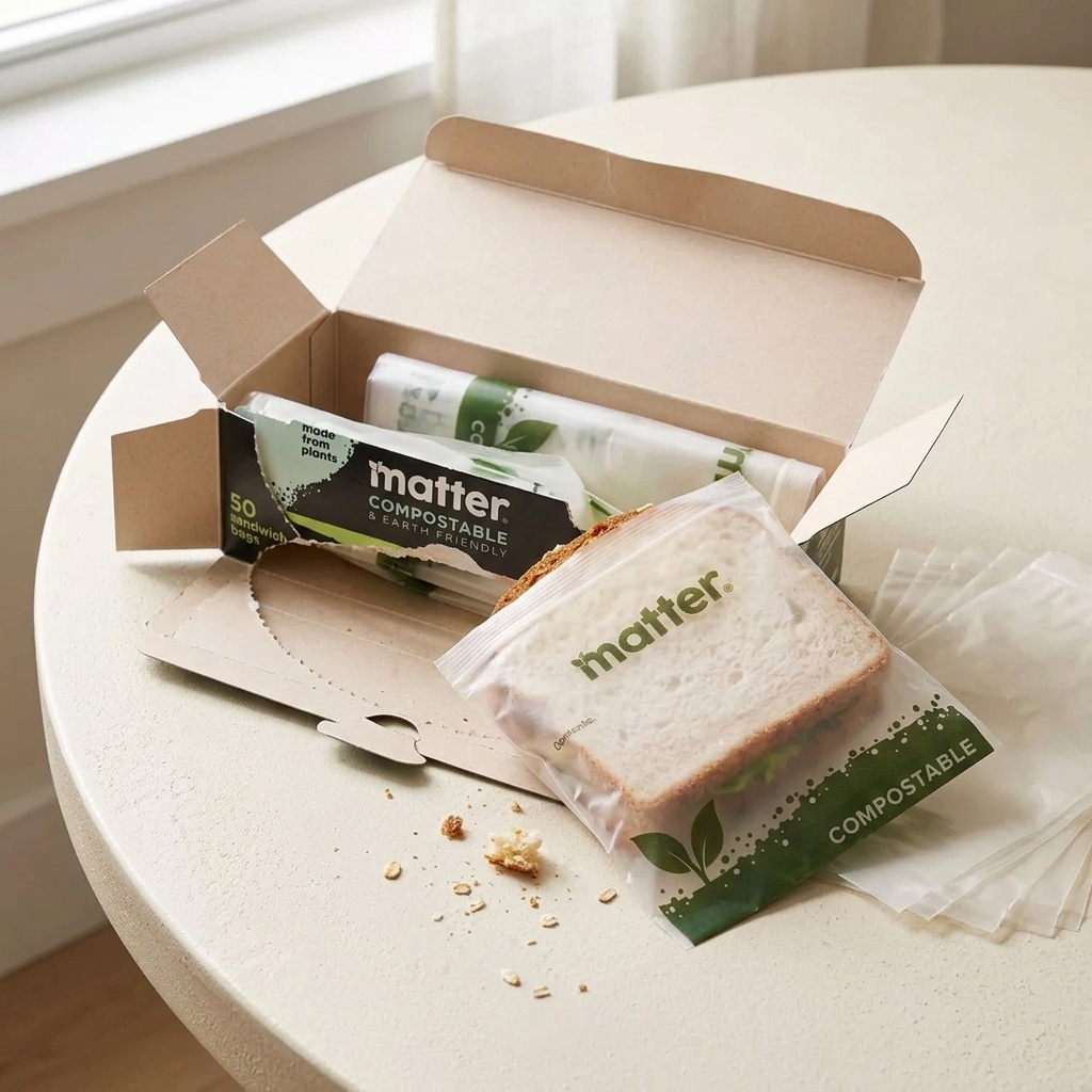 50 sztuk kompostowalnych toreb – Food Storage Plants recenzja i cena