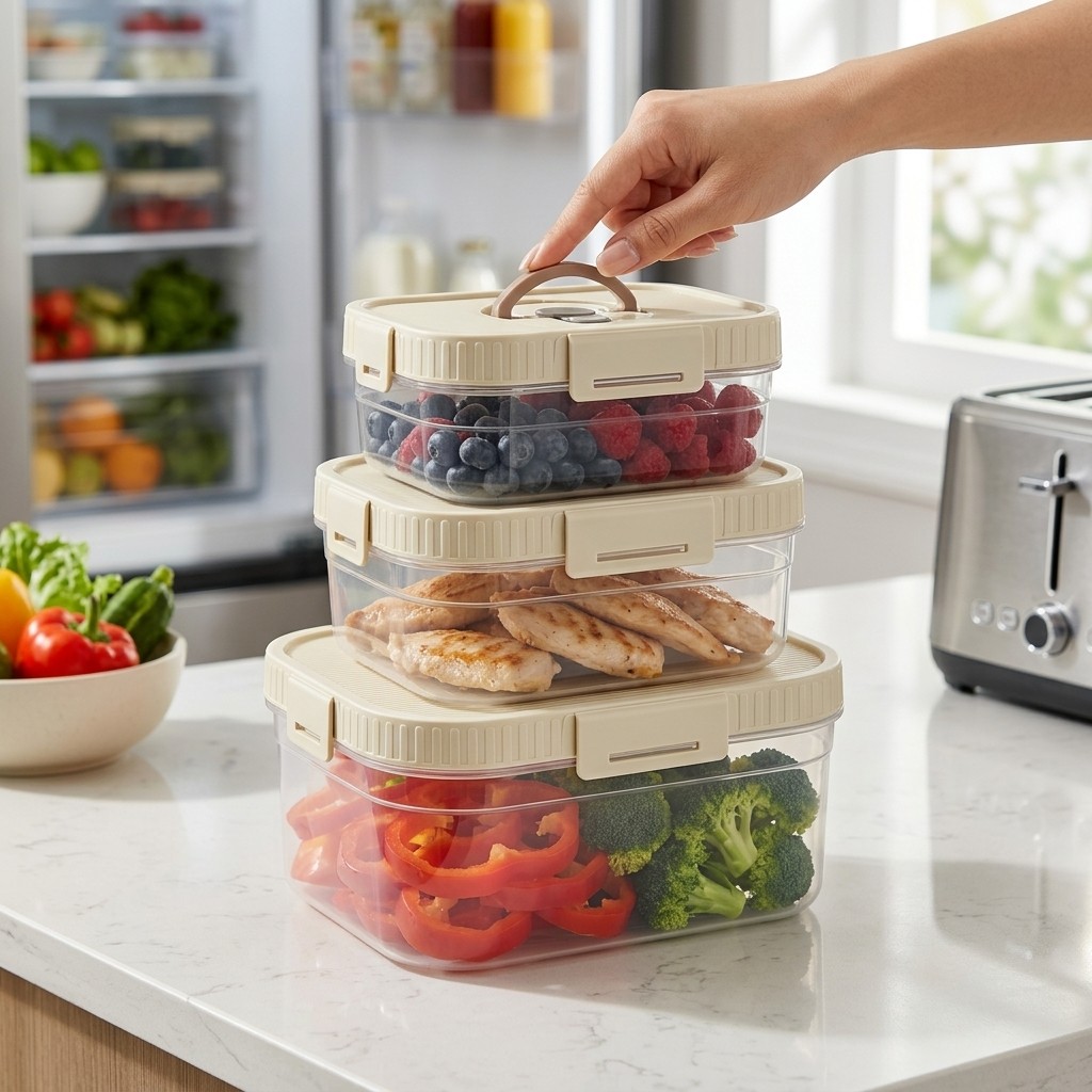 Pojemnik do przechowywania żyw – Food Storage Box Plastic recenzja i cena