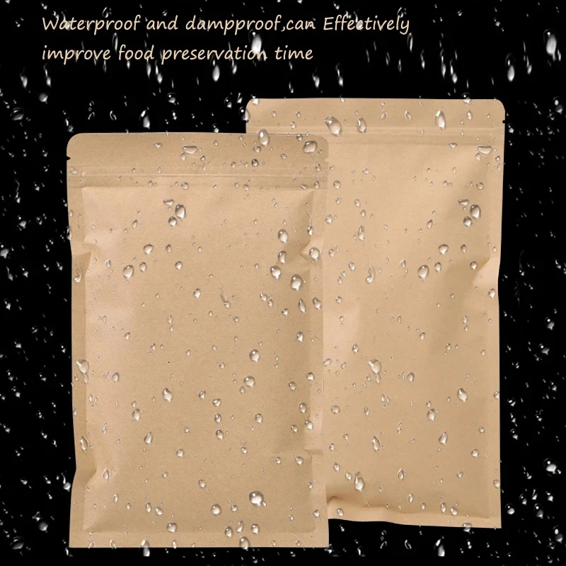 100 SZT. Brązowe Torebki z Pap – Food Storage Bags Reusable recenzja i cena