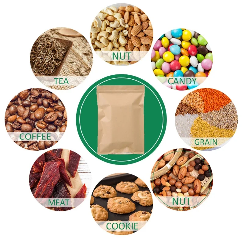 100 SZT. Brązowe Torebki z Pap – Food Storage Bags Reusable recenzja i cena