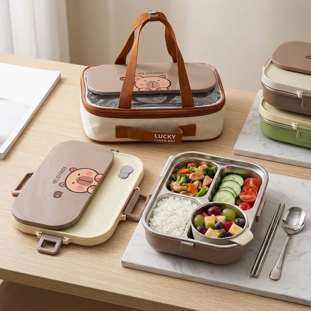 Zestaw pojemników na lunch ze  – Food Storage Vault recenzja i cena