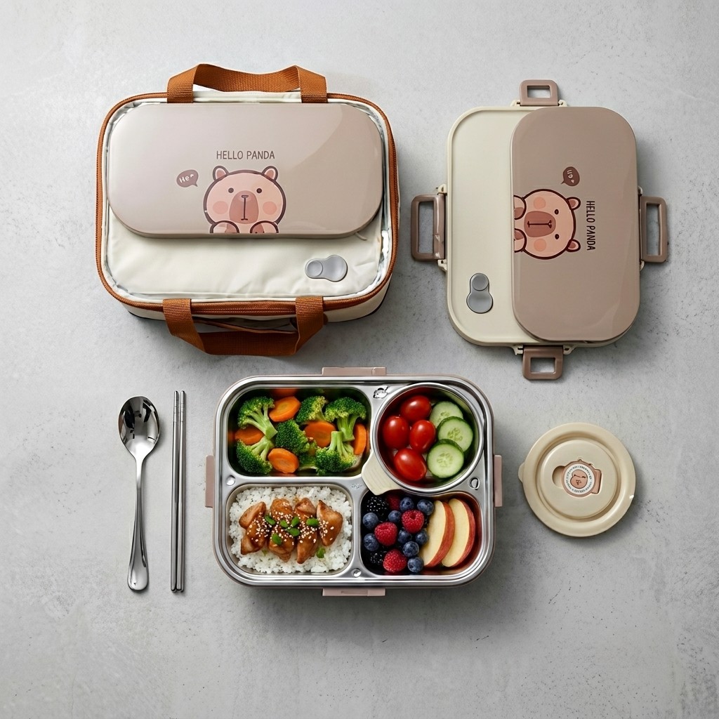 Zestaw pojemników na lunch ze  – Food Storage Vault recenzja i cena