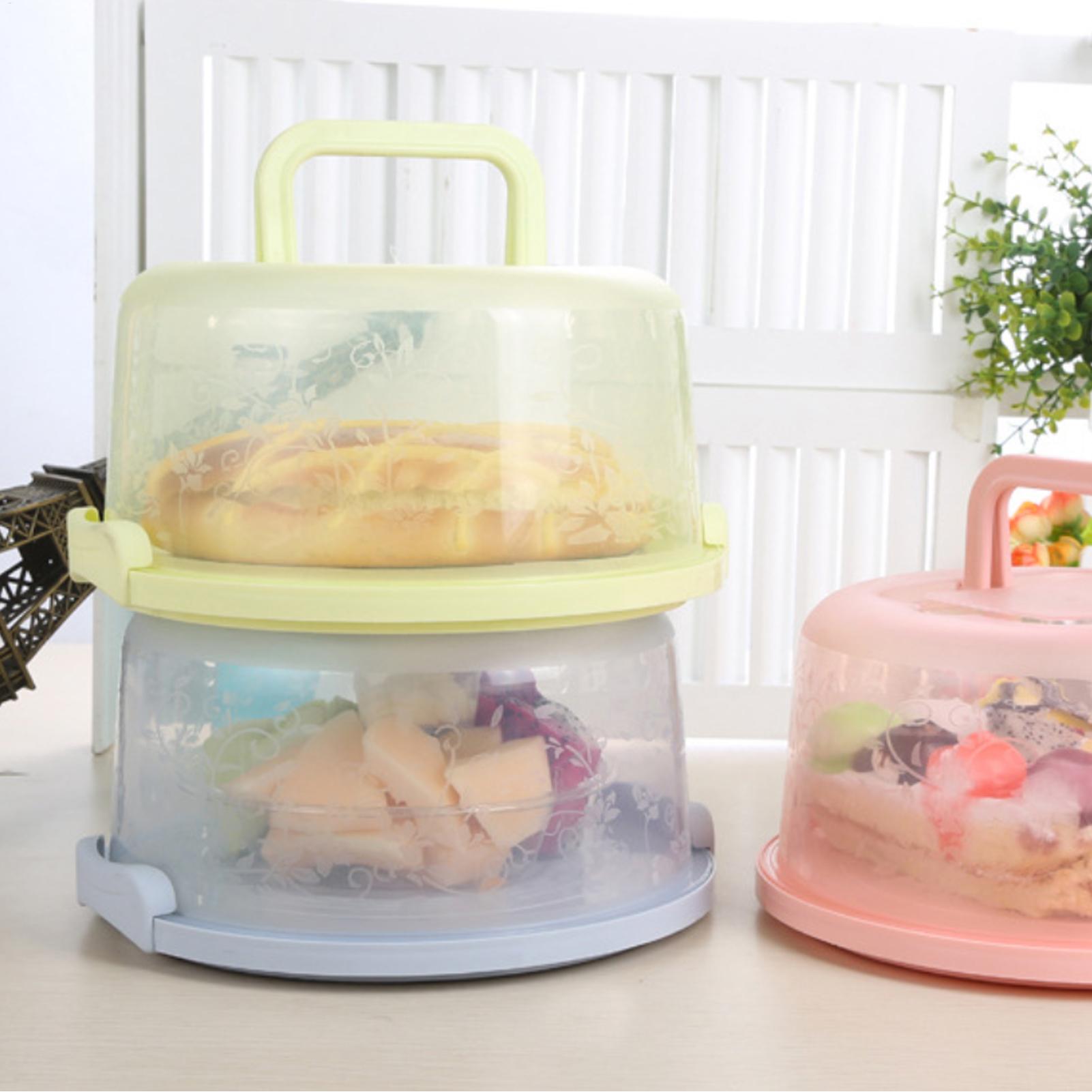 Przenośny pojemnik na ciasto,  – Food Storage Box Plastic recenzja i cena