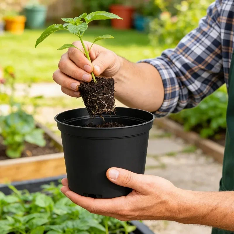 Czarne, oddychające doniczki d – Food Storage Plants recenzja i cena
