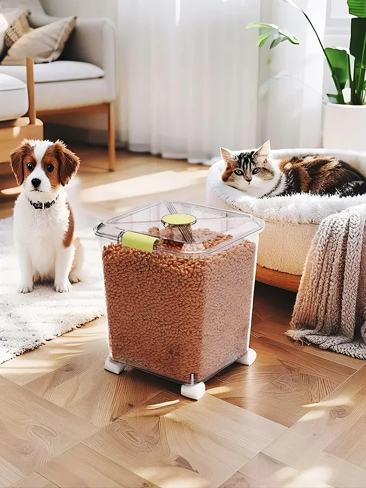 Duży, przezroczysty pojemnik n – Food Storage On Wheels recenzja i cena
