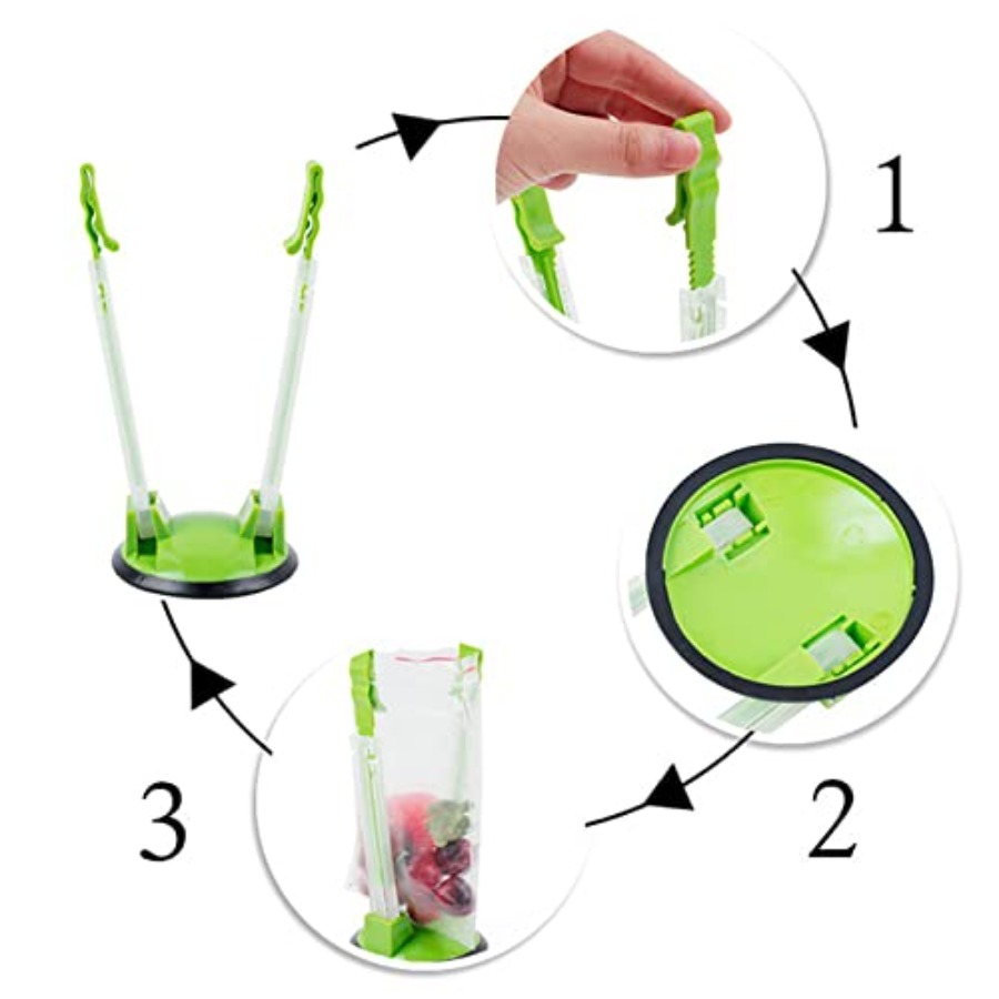 Baggy Rack - 8 sztuk, klipsy d – Food Storage Plastic Bag recenzja i cena