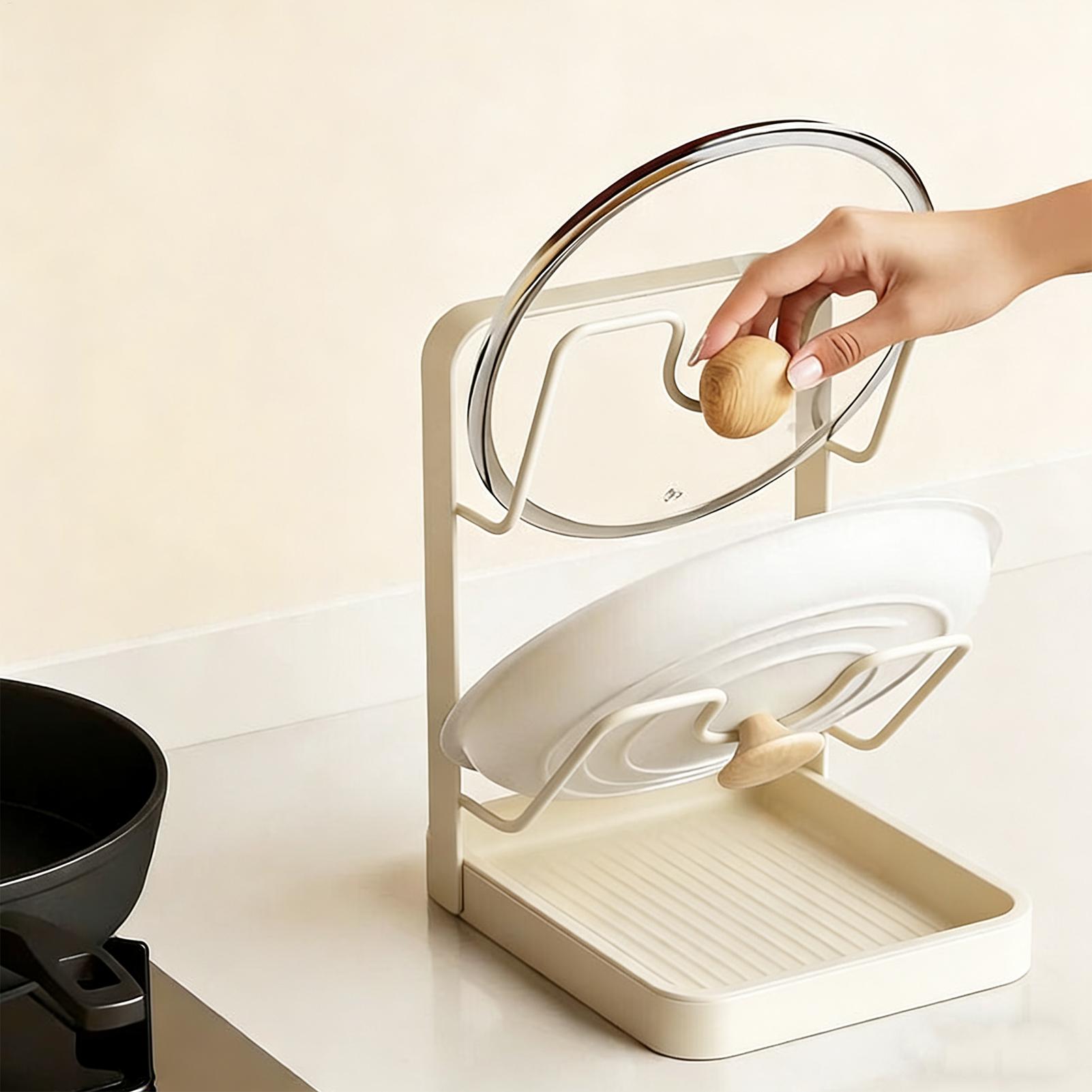 Organizer na pokrywki do garnk – Food Storage Organiser recenzja i cena