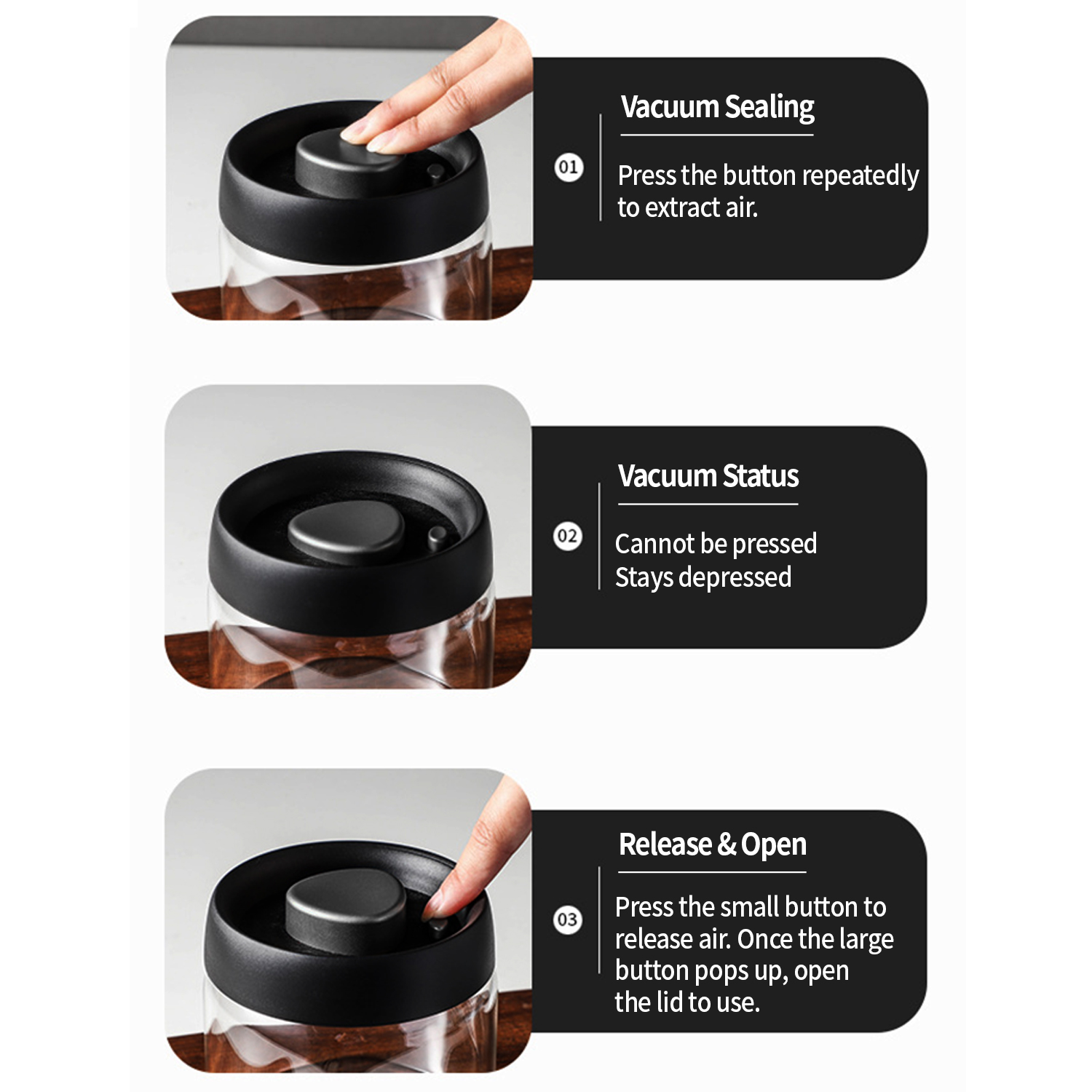 OANKR Próżniowy pojemnik na ka – Food Storage Vacuum Containers recenzja i cena