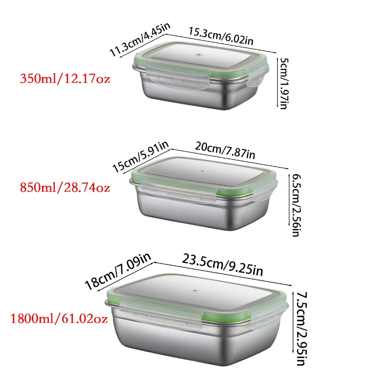 Zestaw pojemników na lunch ze  – Food Storage Containers Set recenzja i cena
