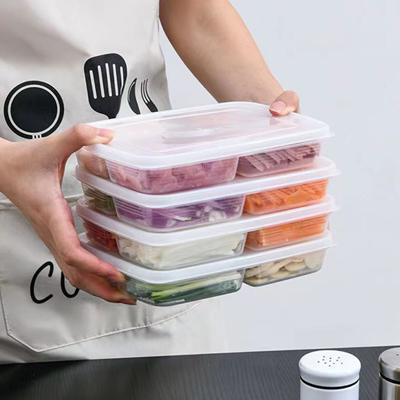 Nowy【4-przegródkowy plastikowy – Food Storage Box Plastic recenzja i cena