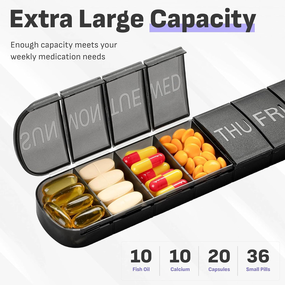 Pudełko podróżne na leki na 7  – Food Storage Vault recenzja i cena