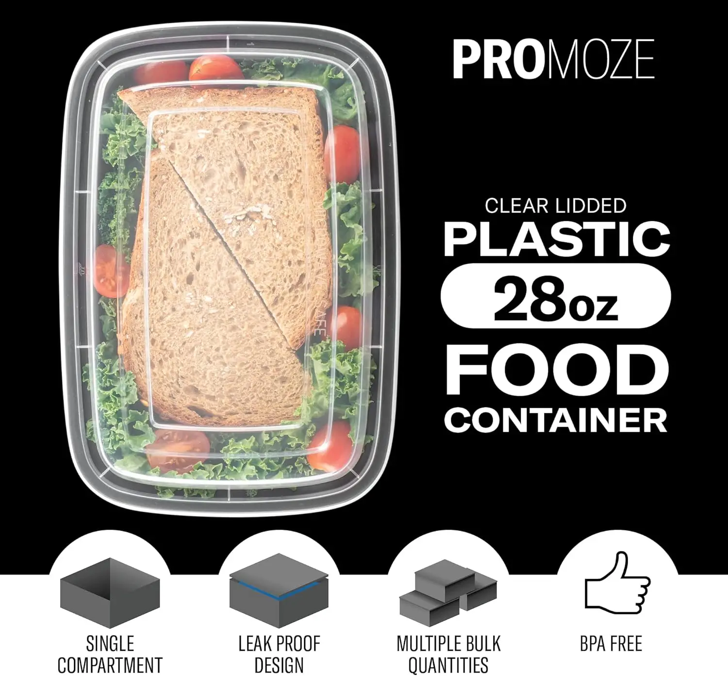 50 sztuk pojemników wielokrotn – Food Storage Without Plastic recenzja i cena