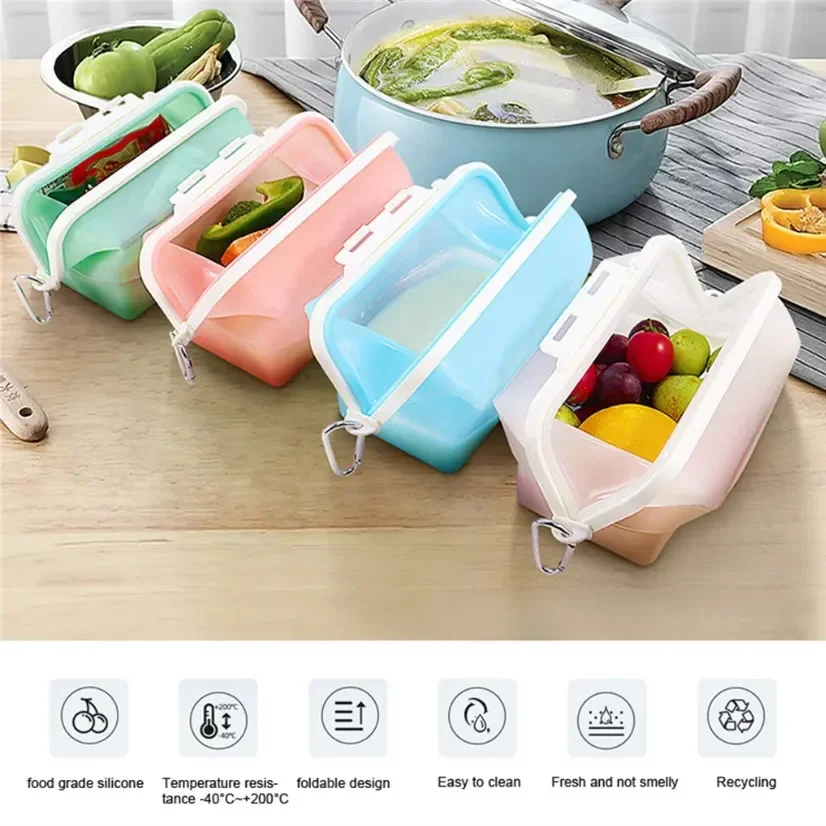 Silikonowe Torby Podróżne Prem – Food Storage Bags Reusable recenzja i cena