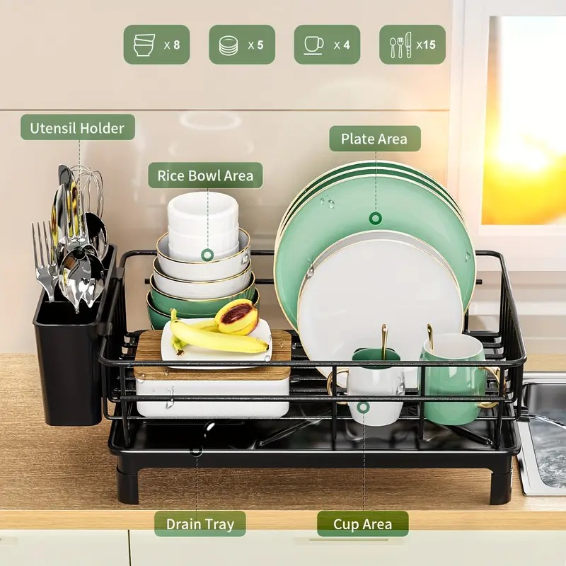 Ociekacz na naczynia ze stali  – Food Storage Organiser recenzja i cena